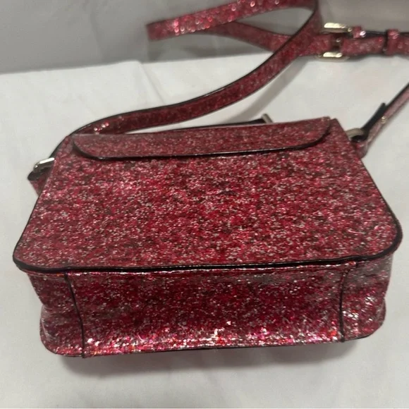 Kate Spade Pink Glitter Crossbody Bag - Picture 6 of 7